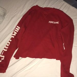 Brandy Melville “Point Dume” Red Pullover